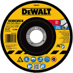 DEWALT DW4541 4-1/2" X 1/4" X 7/8" GRINDING WHEEL