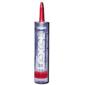 SASHCO LEXEL 13010 10.5 OZ CLEAR ALL-PURPOSE CO-POLYMER RUBBER-BASED CAULK