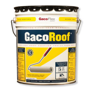 GACO GR1673-5 GACOROOF 100% SILICONE ROOF COATING BLACK
