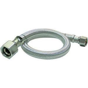 PLUMB PAK PP23815 EZ SUPPLY TUBE STAINLESS STEEL 3/8" COMP X 1/2" FIP 36" LAV
