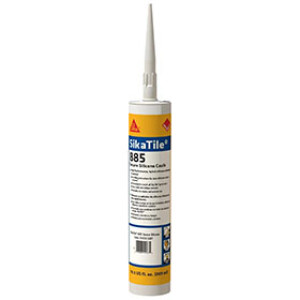 SIKATILE 885 846208 10.3 OZ SILVER SECURE SILICONE CAULK
