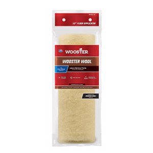 WOOSTER RR412 10" X 1/2" WOOSTER WOOL FLOOR APPLICATOR LAMBSKIN THREADED