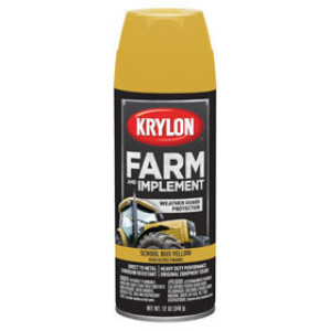 KRYLON K01957008 12 OZ SCHOOL BUS YELLOW FARM & IMPLEMENT SPRAY PAINT