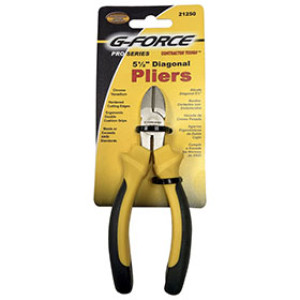 G-FORCE 21250 5-1/2" DIAGONAL CUTTING PLIERS ERGO GRIP HANDLE
