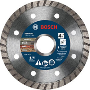 BOSCH ACCESSORIES DBT04501 4-1/2" STANDARD DIAMOND BLADE TURBO RIM