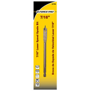 G-FORCE 22780 7/16" LAZER SPEED SPADE DRILL BIT