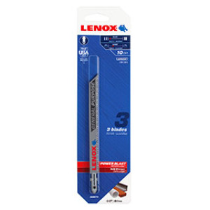 LENOX 1991366 B680T 5-1/2" 10TPI T-SHANK GENERAL PURPOSE JIG SAW BLADE 3-PACK