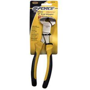 G-FORCE 21272 8" END NIPPER PLIERS COMFORT GRIP