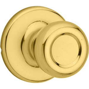 KWIKSET 92001-564 TYLO PASSAGE HALL/CLOSET POLISHED BRASS KNOB