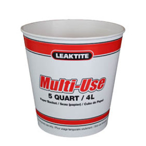 LEAKTITE LT 1130952 10T1-50 5 QUART DISPOSABLE PAPER PAINT POT