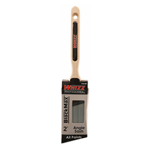 WHIZZ BLACKMAX 02320 2" ANGLE SASH HIGH PERFORMANCE POLYESTER PAINT BRUSH
