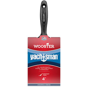 WOOSTER Z1120 4" YACHTSMAN SYNTHETIC WHITE CHINA FLAT BEAVERTAIL PAINT BRUSH