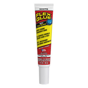 FLEX GLUE GFSTANR06 6OZ WHITE TUBE