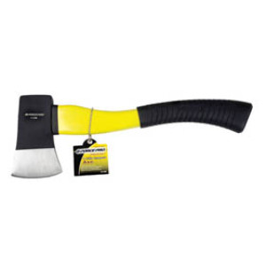 G-FORCE 21158 1-1/4 LB CAMPER'S AXE 15" FIBERGLASS HANDLE WITH RUBBER GRIP