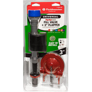 FLUIDMASTER K-400H-040-T5 PERFORMAX FILL VALVE AND 3" FLAPPER REPAIR KIT