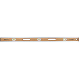 JOHNSON 1610-4800 48" ECO-TECH BAMBOO LEVEL ALUMINUM GAUGING EDGES