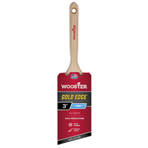 WOOSTER 5231 3" GOLD EDGE FIRM CT POLYESTER ANGLE SASH PAINT BRUSH