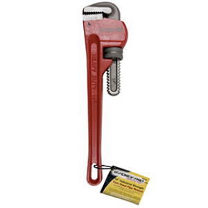 G-FORCE 24052 14" STEEL PIPE WRENCH I-BEAM HANDLE