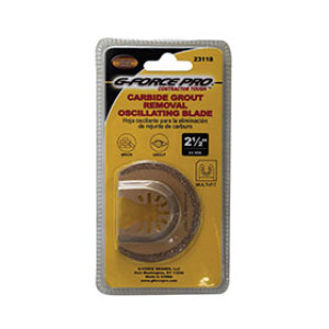 G-FORCE 2-1/2" OSCILLATING CARBIDE GROUT REMOVAL BLADE