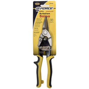 G-FORCE 21312 10" STRAIGHT CUT AVIATION SNIPS TPR GRIP