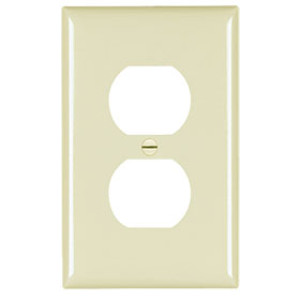 PASS & SEYMOUR  TPJ8ICC70 1-GANG WALL PLATE DUPLEX RECEPTACLE IVORY