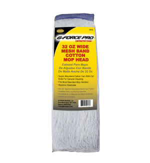 G-FORCE 32 OZ WIDE MESH BAND COTTON MOP HEAD