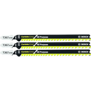 BOSCH T367XHM3 5-1/4" 5-7 TPI PROGRESSOR CARBIDE EDGE T-SHANK JIGSAW BLADE 3PK