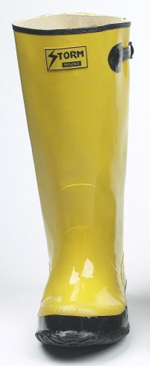 JOHNSON WILSHIRE 70009 SZ-09 WATERPROOF YELLOW SLUSH BOOTS