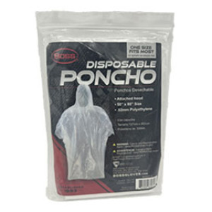 WEST CHESTER B49837-C 0.02MM 50"X 80" ONE-SIZE CLEAR ECONOMY PONCHO