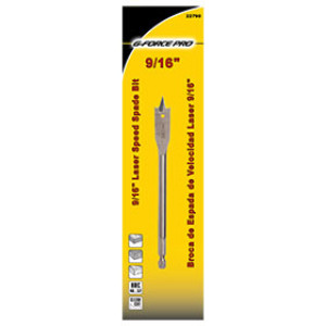 G-FORCE 22790 9/16" LAZER SPEED SPADE DRILL BIT