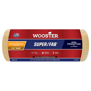 WOOSTER R243 9" X 1-1/4" SUPER/FAB GOLDEN YELLOW KNIT ROLLER COVER