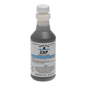 BLACK SWAN MFG 09019 ZAP SULFURIC ACID 1 PINT DRAIN PIPE OPENER