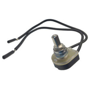 GARDNER BENDER GSW-24 NICKEL PUSH ON/OFF SPST 6A 125VAC 18 AWG WIRE 1/CARD