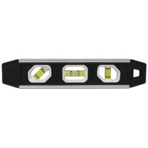 JOHNSON 1421-0900 9" MAGNETIC ALUMINUM TORPEDO LEVEL V-GROOVE FRAME TOP READ