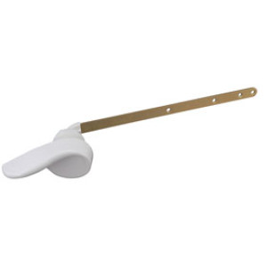 PLUMB PAK PP836-62L FLUSH LEVER WHITE ELITE 5-8" METAL ARM