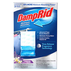 DAMP RID FG83LVSB 15.4 OZ LAVENDER VANILLA MOISTURE ABSORBER 3-PACK