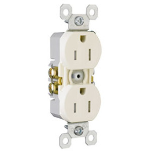 PASS & SEYMOUR  3232TRLACC14 15A 125V DUPLEX TAMPER-RESIST RECEPTACLE LGHT ALM
