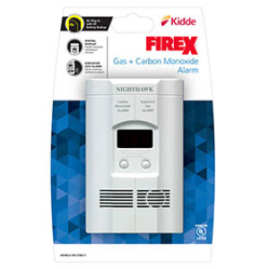 KIDDE 21006677 NIGHTHAWK AC PLUG-IN CARBON & EXPLOSIVE GAS ALARM