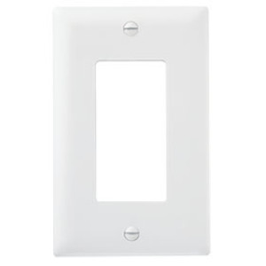 PASS & SEYMOUR  TP26WCC100 1-GANG WALL PLATE DECOR WHITE