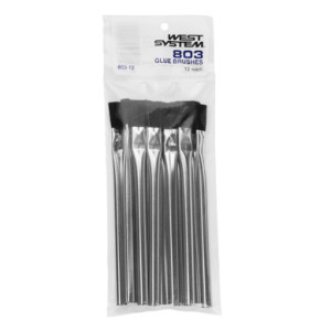 WEST SYSTEM 803-12 803 GLUE BRUSHES 12-PACK
