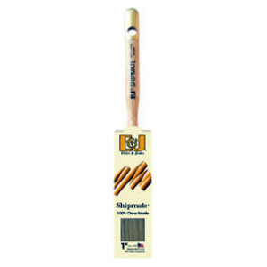 ELDER & JENKS E11533 1" SHIPMATE FLAT WHITE 100% CHINA BRISTLE PAINT BRUSH