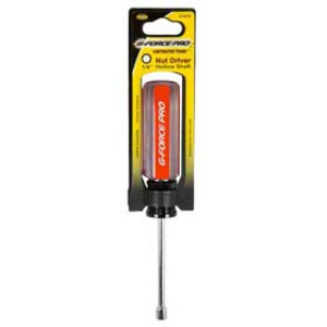 G-FORCE 21472 1/4" NUT DRIVER CHROME VANADIUM HOLLOW SHAFT