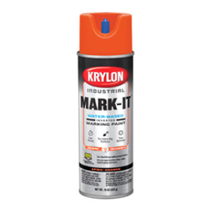 KRYLON K00731808 15 OZ APWA ORANGE MARK-IT WATER-BASED INVERTED MARKING PAINT