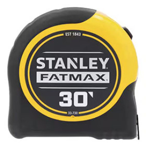 STANLEY 33-730THS FATMAX 30' X 1-1/4" CLASSIC TAPE RULE