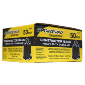 G-FORCE 44475 PRO 7 BUSHEL 50 COUNT CONTRACTOR BAGS - 2.5 MIL