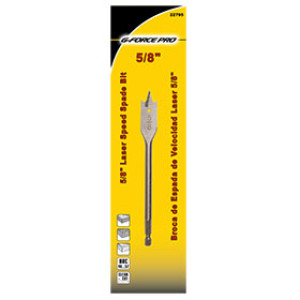 G-FORCE 22795 5/8" LAZER SPEED SPADE DRILL BIT