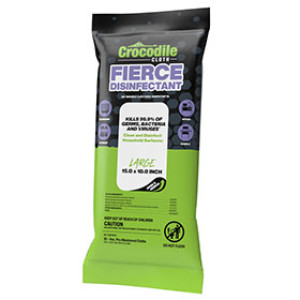 CROCODILE CLOTH 9190-010 FIERCE DISINFECTANT 10CT MULTISURFACE CLEANING CLOTHS