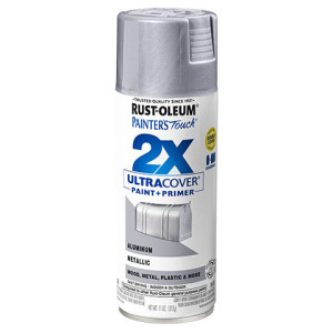 RUST-OLEUM 2X PAINTER'S TOUCH 334058 ULTRA COVER ENAMEL ALUMINUM