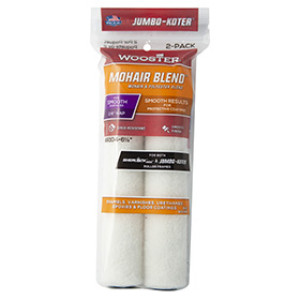 WOOSTER RR304 6-1/2" X 1/4" JUMBO-KOTER MOHAIR & POLYESTER BLEND ROLLER 2-PACK