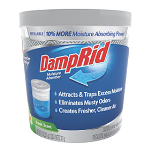 DAMP RID FG01FSSB 11 OZ FRESH SCENT REFILLABLE MOISTURE ABSORBER BUCKET